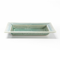 This elegantly designed, softly toned rectangular dish from Jars makes a great addition to your table setting. This elegantly designed, softly toned rectangular dish from Jars makes a great addition to your table setting.