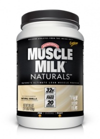 CytoSport Muscle Milk Naturals, Natural Vanilla, 2.47 Pound CytoSport Muscle Milk Naturals, Natural Vanilla, 2.47 Pound