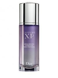 Capture XP Deep Wrinkle Correction Serum Capture XP is Dior's wrinkle-smoothing skincare collection that preserves and restores the density beneath each wrinkle. The unique Dior complex works in the epidermis to revitalize the potential of youth preserving cells to plump the skin and rebuild lost density. In the dermis it promotes the synthesis of hyaluronic acid. Wrinkles are immediately smoothed and are intensely reduced after one month. 1.69 oz. Capture XP Deep Wrinkle Correction Serum Capture XP is Dior's wrinkle-smoothing skincare collection that preserves and restores the density beneath each wrinkle. The unique Dior complex works in the epidermis to revitalize the potential of youth preserving cells to plump the skin and rebuild lost density. In the dermis it promotes the synthesis of hyaluronic acid. Wrinkles are immediately smoothed and are intensely reduced after one month. 1.69 oz.
