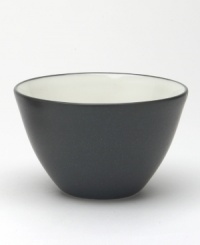 Mix and match these splashes of color for a tabletop with endless possibility! The modern coupe shape and two-tone hues mean this mini bowl will bring life to any décor. Select pieces in your favorite shades to create a customized dinnerware collection. Mix and match these splashes of color for a tabletop with endless possibility! The modern coupe shape and two-tone hues mean this mini bowl will bring life to any décor. Select pieces in your favorite shades to create a customized dinnerware collection.