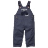 OshKosh Bgosh, Baby Boys Classic Overalls with Fun Embroidered Motorcycle, Blue, Size: 6 months