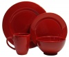 Waechtersbach Fun Factory II Red 4-Piece Dinnerware Set, Service for One