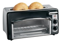 Hamilton Beach 22708 Toastation 2-Slice Toaster and Mini Oven, Black Hamilton Beach 22708 Toastation 2-Slice Toaster and Mini Oven, Black