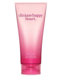 Refreshing bath and body gel foams luxuriously, bathes you in the Happy scent. A wealth of flowers, a hint of warmth. Use it and have a happy heart. 6.7 oz. Refreshing bath and body gel foams luxuriously, bathes you in the Happy scent. A wealth of flowers, a hint of warmth. Use it and have a happy heart. 6.7 oz.