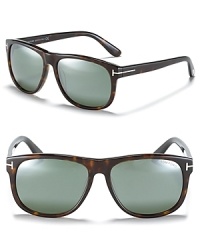 Thin wayfarer sunglasses with gradient lenses, a casually cool style from Tom Ford. Thin wayfarer sunglasses with gradient lenses, a casually cool style from Tom Ford.
