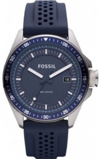 Fossil Decker Silicone Watch - Blue Fossil Decker Silicone Watch - Blue
