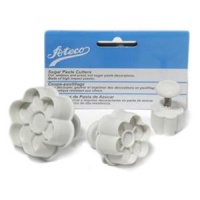 Ateco 6 Petal Plunger Cutter Set, Set of 3 Ateco 6 Petal Plunger Cutter Set, Set of 3