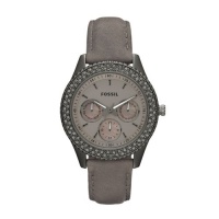 Fossil Women's 'Stella' Leather Watch (Smoke) - ES3127 Fossil Women's 'Stella' Leather Watch (Smoke) - ES3127
