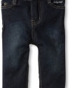 Baby Phat - Kids-Girls Infant Denim Capri, Blue, 24
