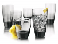 Libbey Classic 16-Piece Glassware Set, Smoke Libbey Classic 16-Piece Glassware Set, Smoke
