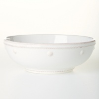 Whether an elegant or casual meal, this deep Juliska coupe pasta bowl from the Berry and Thread collection will look great on your table, brimming with your favorite dish.