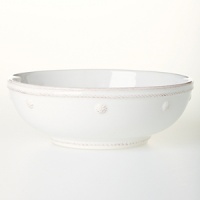 Whether an elegant or casual meal, this deep Juliska coupe pasta bowl from the Berry and Thread collection will look great on your table, brimming with your favorite dish. Whether an elegant or casual meal, this deep Juliska coupe pasta bowl from the Berry and Thread collection will look great on your table, brimming with your favorite dish.