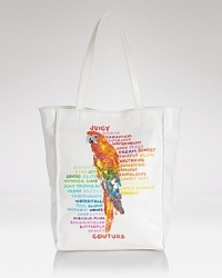Perfect on-vacation style with this sequin splashed tote from Juicy Couture. With a practical shape and roomy interior, it's a perfect way to take flight. Perfect on-vacation style with this sequin splashed tote from Juicy Couture. With a practical shape and roomy interior, it's a perfect way to take flight.