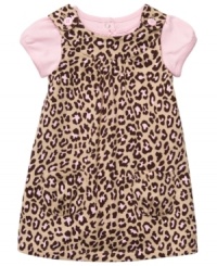 It's a jungle out there. Set her up to make her own stylish way in this fun bodysuit and jumper-dress from Carter's. It's a jungle out there. Set her up to make her own stylish way in this fun bodysuit and jumper-dress from Carter's.