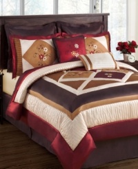 Altogether elegant, the Abbey Road bedding set has all the makings of a warm and inviting bedroom. Embroidery, texture and shine enhance every element of your bed in rich, sophisticated colors. Altogether elegant, the Abbey Road bedding set has all the makings of a warm and inviting bedroom. Embroidery, texture and shine enhance every element of your bed in rich, sophisticated colors.