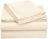 Cathay Home Fashions Luxury Silky Soft Brushed Microfiber Full Sheet Set, Cream
