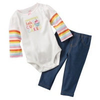 Carter's Girls Mommy's Little Cupcake Bodysuit and Jeggings 2 Piece Set (12 months) Carter's Girls Mommy's Little Cupcake Bodysuit and Jeggings 2 Piece Set (12 months)