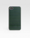 A sporty, striped pattern covers your Apple iPhone 4 and 4S in style.Aluminum polycarbonate2W x 5HImported