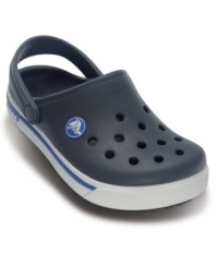 Retro style sneakers meet Crocs classic comfort in the Crocs Crocband clog. Retro style sneakers meet Crocs classic comfort in the Crocs Crocband clog.