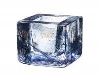 Kosta Boda Brick Votive, Blue Kosta Boda Brick Votive, Blue