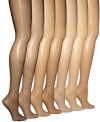 With the shades to match your natural skin tone, Berkshire's ultra-sheer hosiery suits every occasion. Plus, the added sandalfoot increases your footwear options!