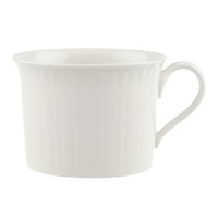 This collection of classic white, patterned dinnerware and serveware is remarkable for its ability to coordinate with a variety of table linen and flatware patterns. This collection of classic white, patterned dinnerware and serveware is remarkable for its ability to coordinate with a variety of table linen and flatware patterns.