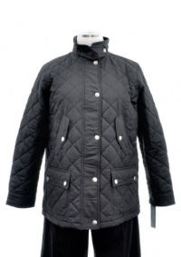 Lauren by Ralph Lauren Plus Size Jacket, Rhiane Long Sleeve Quilted black 1X Lauren by Ralph Lauren Plus Size Jacket, Rhiane Long Sleeve Quilted black 1X