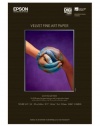 Epson Velvet Fine Art Paper (13x19 Inches, 20 Sheets) (S041637)