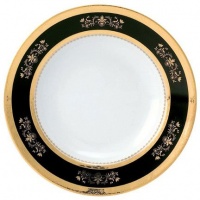 Philippe Deshoulieres Orsay Black Cream Soup Saucer