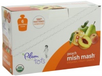 Plum Organics Tots Mish Mash-Peach, 3.17-Ounce (Pack of 12)