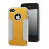 Premium Chrome Aluminum Skin Hard Back Case Cover for Apple iPhone 4 4G 4S Silver&Gold