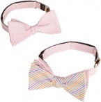 Countess Mara Men's Reversible Seersucker To Stripe Tie