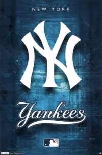 New York Yankees Logo 2011 Sports Poster Print - 22x34 Poster Print, 22x34 New York Yankees Logo 2011 Sports Poster Print - 22x34 Poster Print, 22x34
