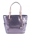 Michael Kors Jet Set E/W Signature Tote Light Grey LT GREY