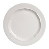 The gorgeously sculptural Evol china dinner plate makes a stunning setting for culinary creativity.