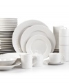 Embossed with a latticework design around its edges, the Hudson dinnerware set from Oneida brings simple, refreshing design to any occasion. With place settings and coordinating serveware.