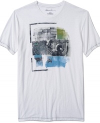 Graphic tees like this one from Kenneth Cole New York are this year's summer staple. (Clearance) Graphic tees like this one from Kenneth Cole New York are this year's summer staple. (Clearance)