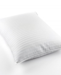 Sleep in softness, naturally! This Blue Ridge pillow boasts all-natural down fill surrounded by a smooth, 300-thread count woven damask cover in pure cotton. Cover features elegant tonal stripes; finished with cord edge detail. Sleep in softness, naturally! This Blue Ridge pillow boasts all-natural down fill surrounded by a smooth, 300-thread count woven damask cover in pure cotton. Cover features elegant tonal stripes; finished with cord edge detail.