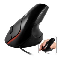Anker® Vertical Ergonomic Optical Mouse for Windows and Mac OS, Wired, USB, 1000 DPI, 5 Buttons - Black Anker® Vertical Ergonomic Optical Mouse for Windows and Mac OS, Wired, USB, 1000 DPI, 5 Buttons - Black