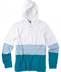 Quiksilver Kids Shirt Long Sleeve White and Aqua Blue, Small (5) Quiksilver Kids Shirt Long Sleeve White and Aqua Blue, Small (5)