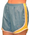 Nike Women's Printed Tempo Running Shorts-Blue/yellow