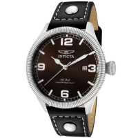 Invicta Men's 1461 Vintage Collection Riveted Leather Strap Brown Dial Watch Invicta Men's 1461 Vintage Collection Riveted Leather Strap Brown Dial Watch