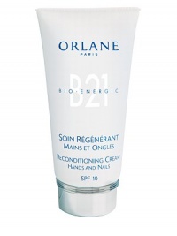 Don't let your hands reveal your age. Complete anti-aging treatment. Combines repairing Structurine® with the Biowhite complex, cutting -edge depigmenting agent. Pigment spots become to lighten age spots, skin is restructured and smoothed, and hands look visibly younger. 2.5 oz. tube. Don't let your hands reveal your age. Complete anti-aging treatment. Combines repairing Structurine® with the Biowhite complex, cutting -edge depigmenting agent. Pigment spots become to lighten age spots, skin is restructured and smoothed, and hands look visibly younger. 2.5 oz. tube.