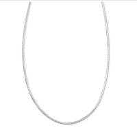 Giani Bernini Sterling Silver 18 Squared Snake Chain Necklace, Tarnish-Free Giani Bernini Sterling Silver 18 Squared Snake Chain Necklace, Tarnish-Free