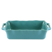 Appolia French Ceramic 4-1/2-Quart Rectangular Baker, Turquoise