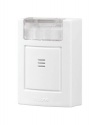 NuTone LA204RWH Wireless Plug-In Door Chime with Built-In Strobe Light, Receiver Only, White Finish