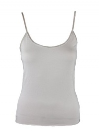 Nougat London womens velvet trim lightweight camisole top Nougat London womens velvet trim lightweight camisole top