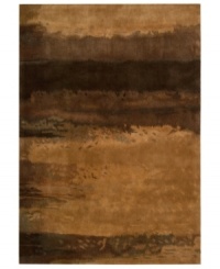 Richly textured, Calvin Klein's collection of luster-washed rugs bring an element of earthy, modern luxury to your home. The copper rug is handcrafted of plush wool in russet and coffee tones and finished with a special wash to produce an elegant patina. Richly textured, Calvin Klein's collection of luster-washed rugs bring an element of earthy, modern luxury to your home. The copper rug is handcrafted of plush wool in russet and coffee tones and finished with a special wash to produce an elegant patina.