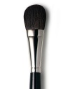 A natural brush sized to perfectly shape the cheek bone. The medium sculpted brush head provides softness in application & feel while also offering durability. Gently pick up product with flat sides of the brush and tap off excess. Begin at the top of the cheekbone using a patting motion or brush downward toward the apple of the cheek in a rounded horseshoe shape. 