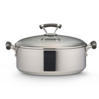 Circulon Contempo Stainless Steel Nonstick 7-1/2-Quart Covered Wide Stockpot Circulon Contempo Stainless Steel Nonstick 7-1/2-Quart Covered Wide Stockpot